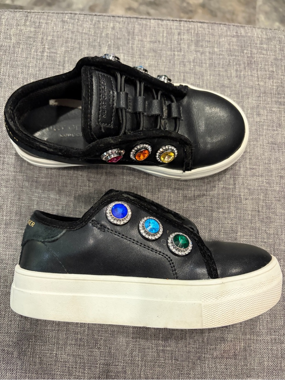 Kurt Geiger London Mini Laney Octavia kids sneakers size 10